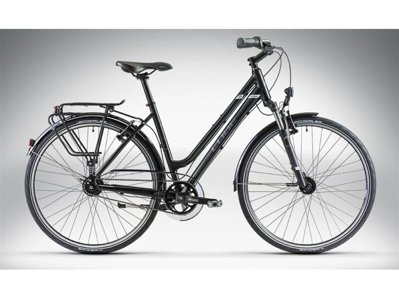Cube TOURING CITY Black Grey White Lady