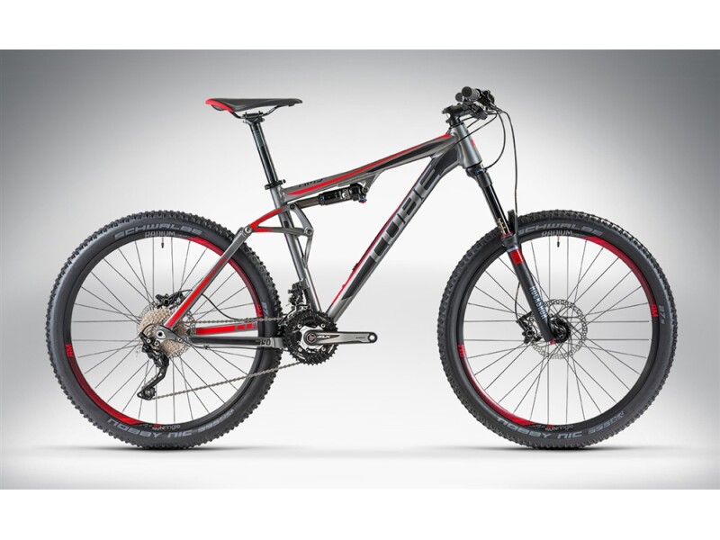Cube AMS 150 HPA PRO 27.5 grey'n'flashred