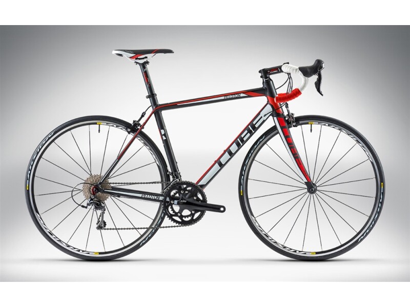 Cube PELOTON RACE black red print