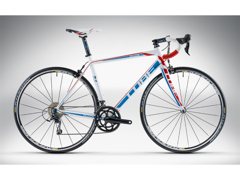 Cube PELOTON RACE white'n'blue'n'red
