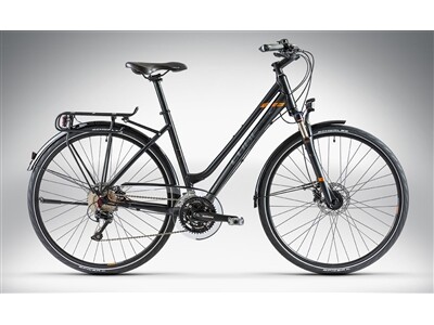 Cube TOURING PRO Black Grey Orange Lady