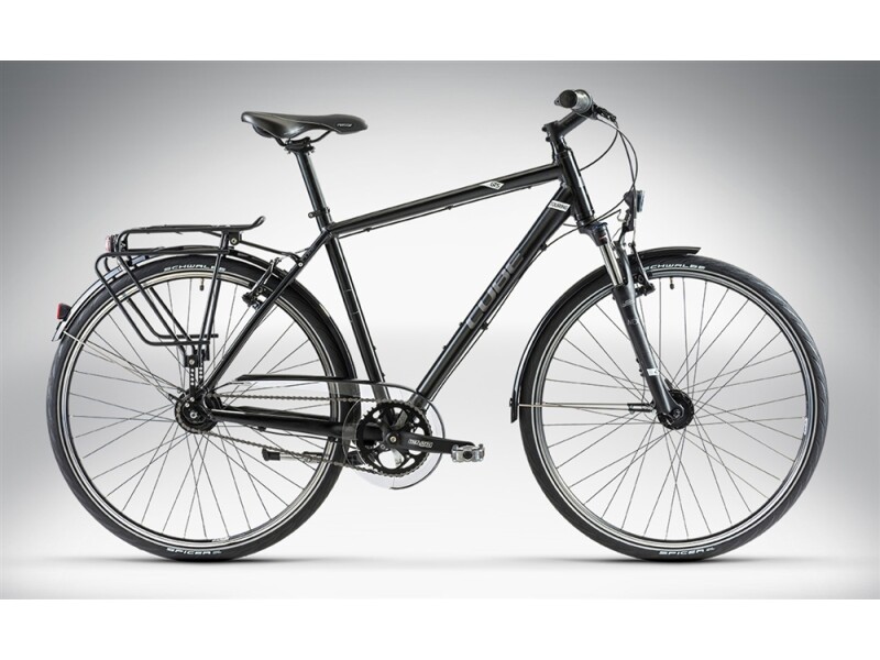 Cube TOURING CITY Black Grey White
