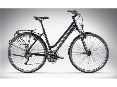 Cube TOURING Black Grey Blue Lady