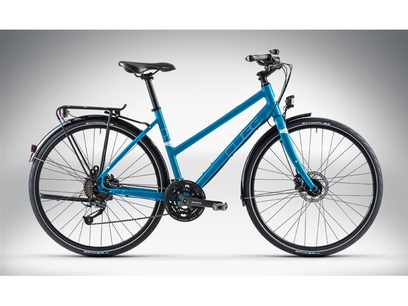 Cube TRAVEL PRO RF Blue White Trapez