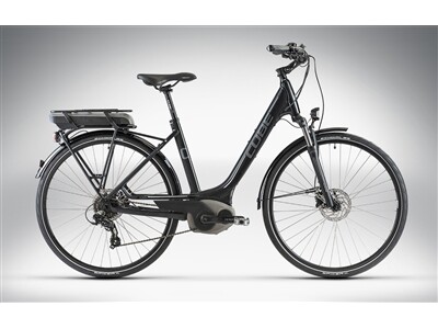 Cube TOWN HYBRID black white