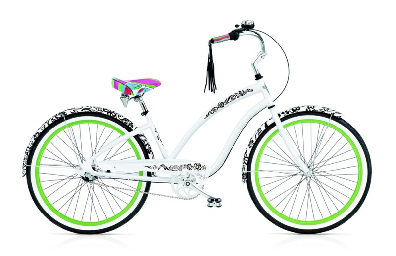 Electra Bicycle Blanc et Noir 3i ladies'