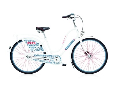 Electra Bicycle Amsterdam Fashion3i Love White