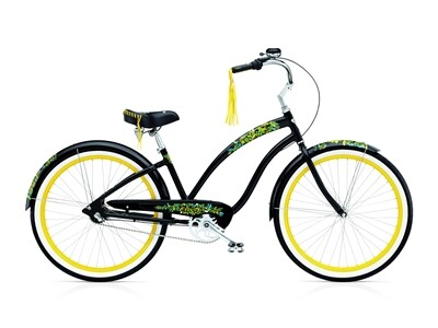 Electra Bicycle Flora & Fauna 3i black ladies