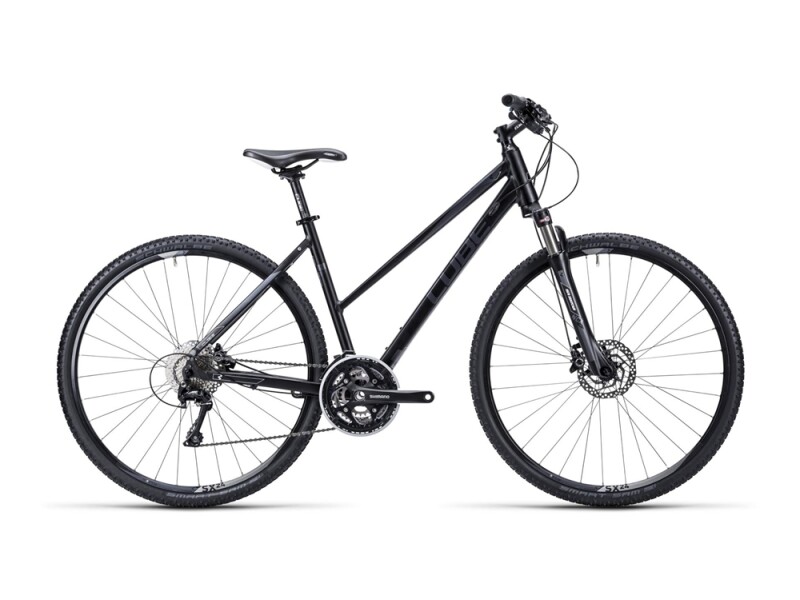 Cube Cross black anodized anthrazit white / Trapez