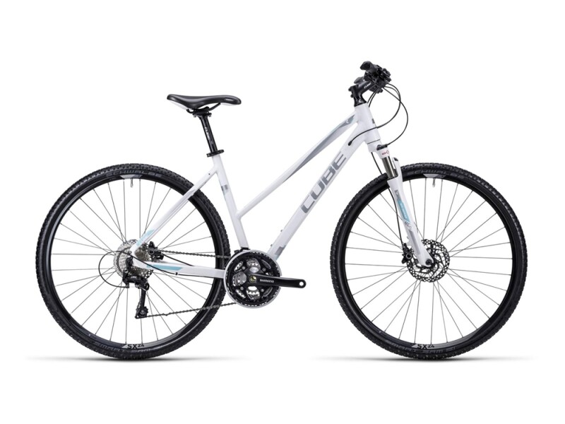 Cube Cross white silver iceblue / Trapez