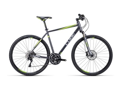 Cube Cross Pro anthrazit silver green