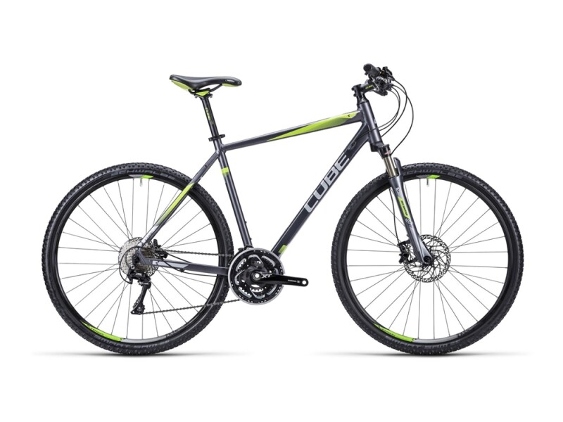 Cube Cross Pro anthrazit silver green
