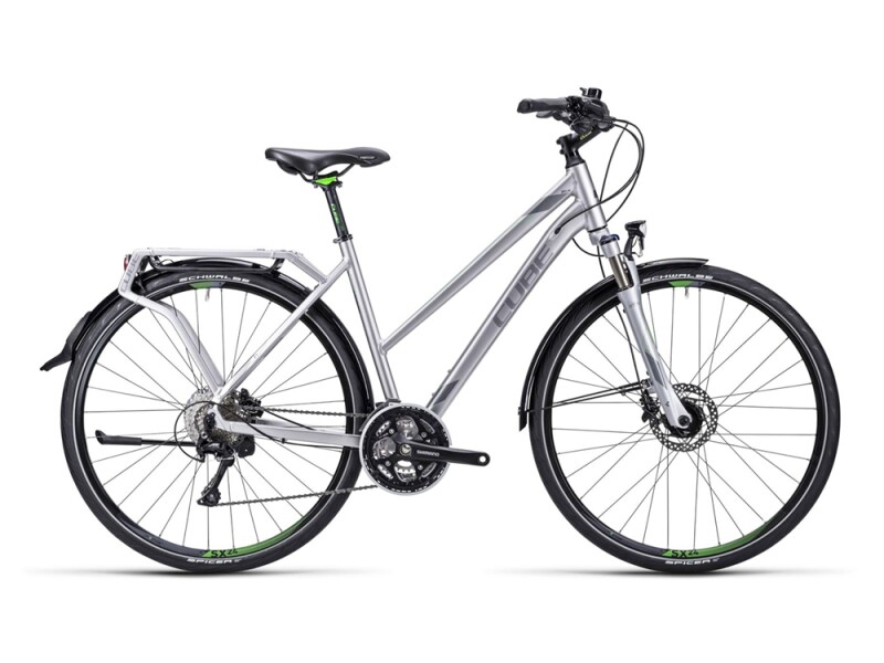 Cube Delhi Pro silver anthrazit green / Trapeze