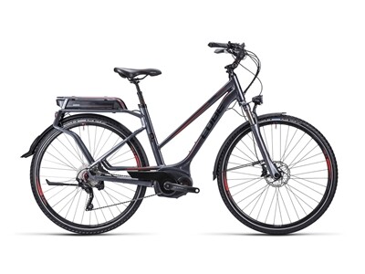 Cube Touring Hybrid Pro anthrazit black red / Trapeze