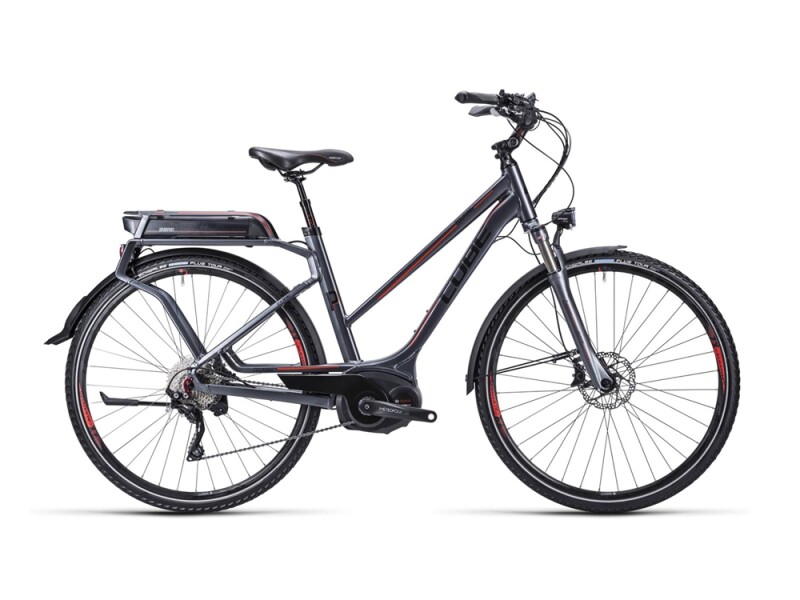 Cube Touring Hybrid Pro anthrazit black red / Trapeze