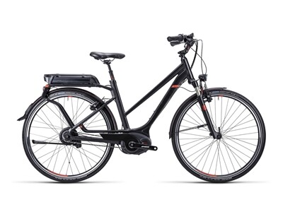 Cube Delhi Hybrid SL black flashred / Trapeze