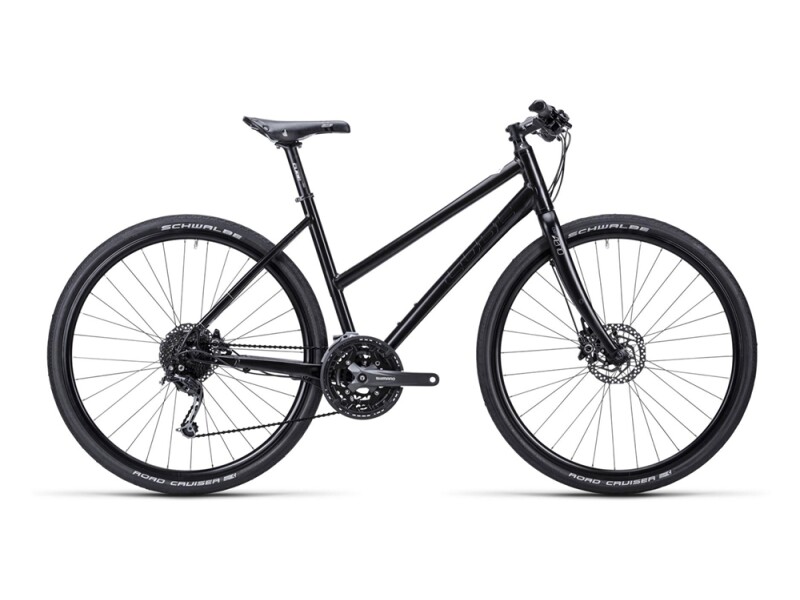 Cube Hyde black white shinyblack / Trapeze