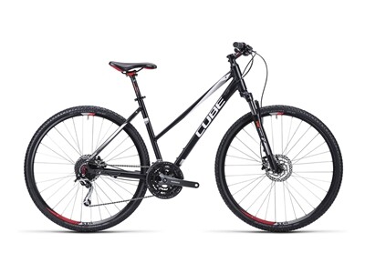 Cube Nature black white red / Trapeze