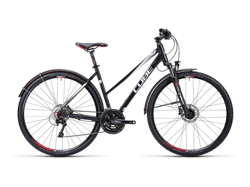 Cube Nature Allroad black white red / Trapeze