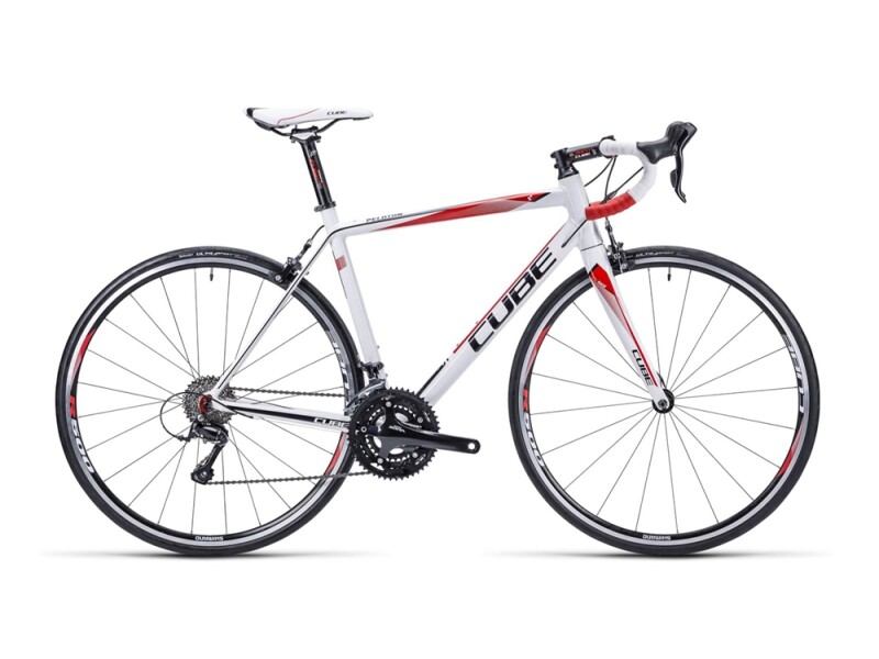 Cube Peloton Pro white´n´red´n´black