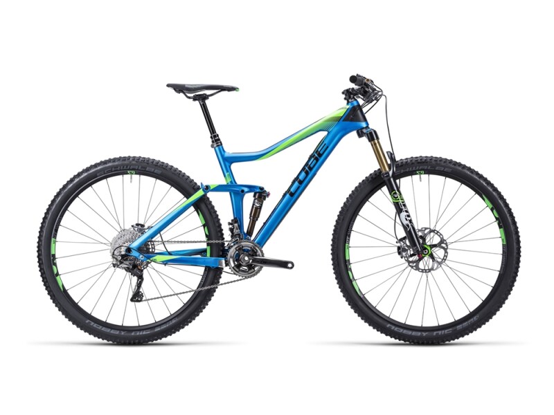 Cube Stereo 120 Super HPC SL iceblue´n´green