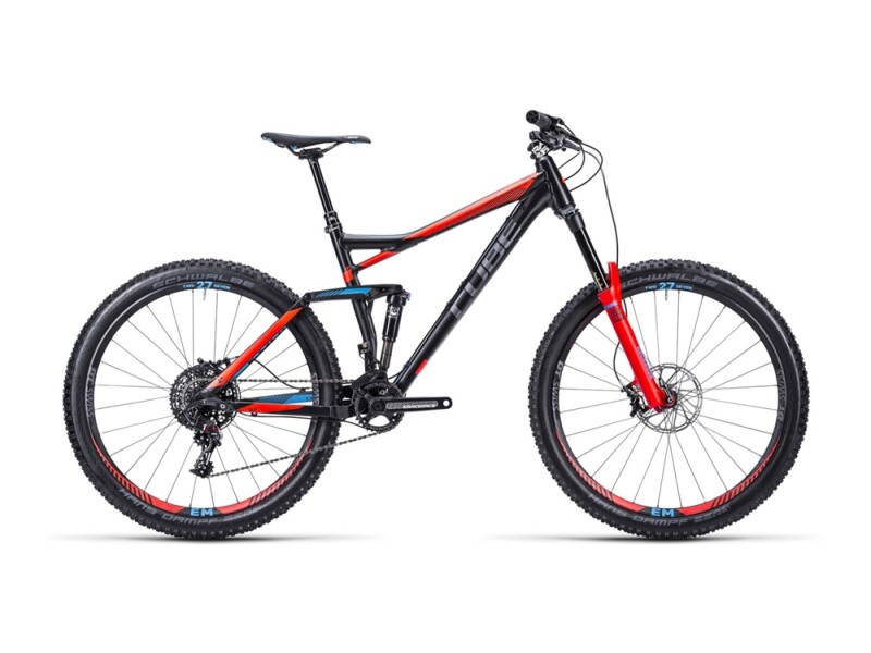 Cube Stereo 160 HPA SL black ´n´ blue ´n´ fla