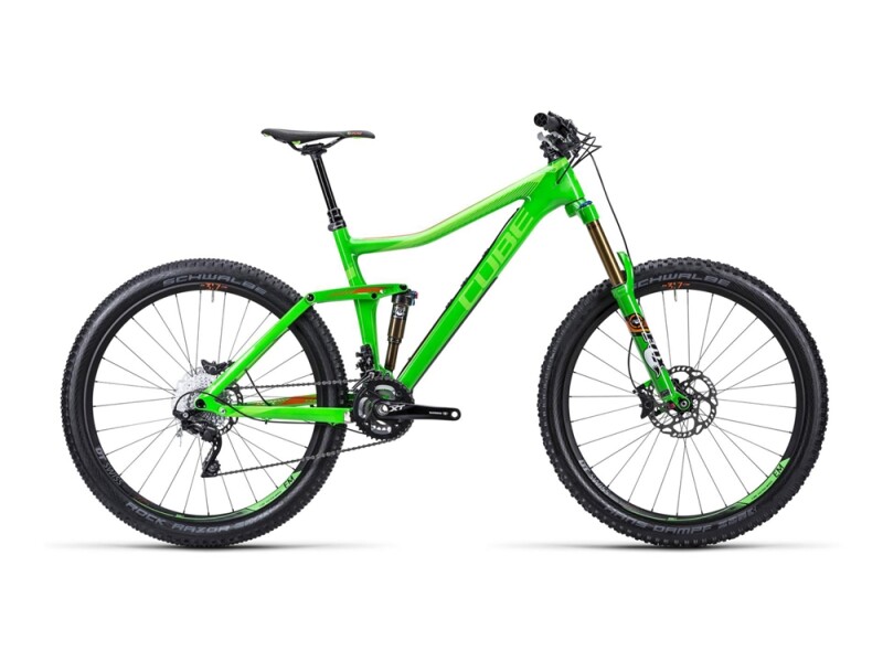 Cube Stereo 160 Super HPC SL green´n´orange