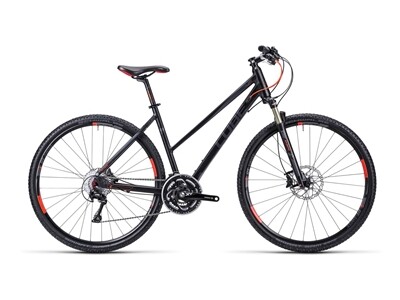 Cube Tonopah Race black anodized flashred / Trapeze