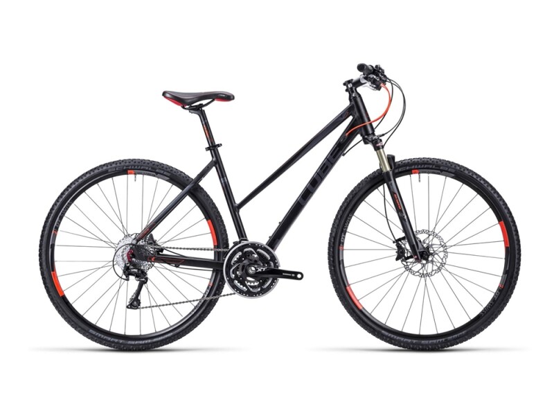 Cube Tonopah Race black anodized flashred / Trapeze