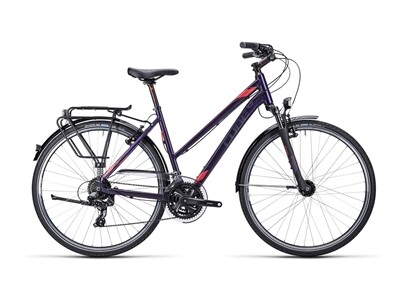 Cube Touring dark purple flashred / Trapeze