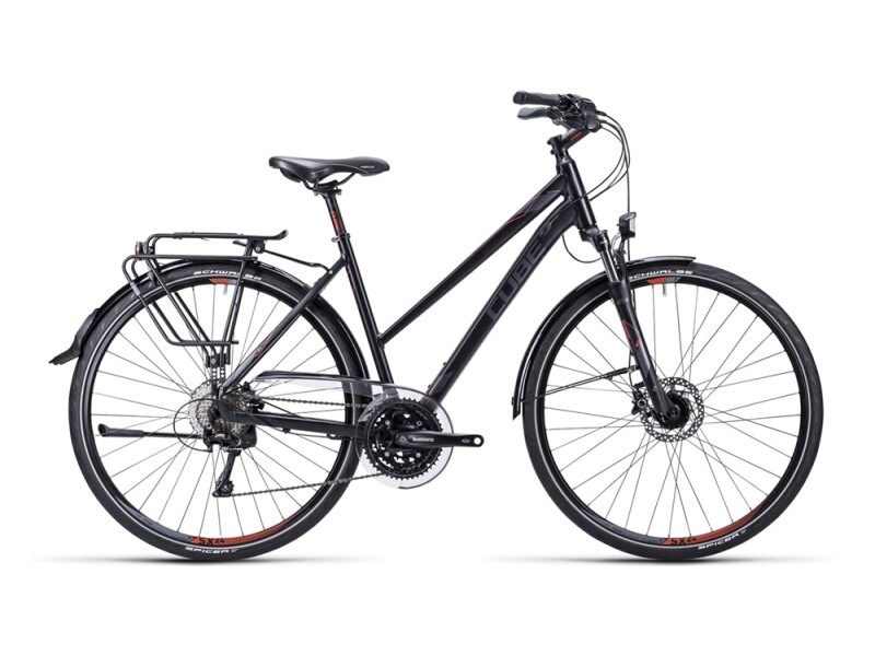 Cube Touring SL black anthrazit flashred / Trapeze