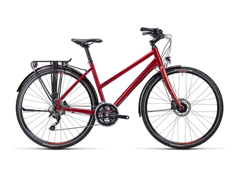 Cube Travel Exc RF metallic red black / Trapeze
