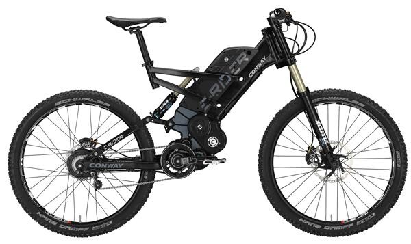 conway e-rider fahrrad mtb e-bike street