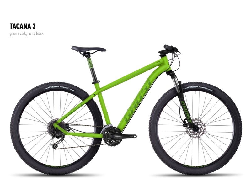 Ghost Tacana 3 green-darkgreen-black