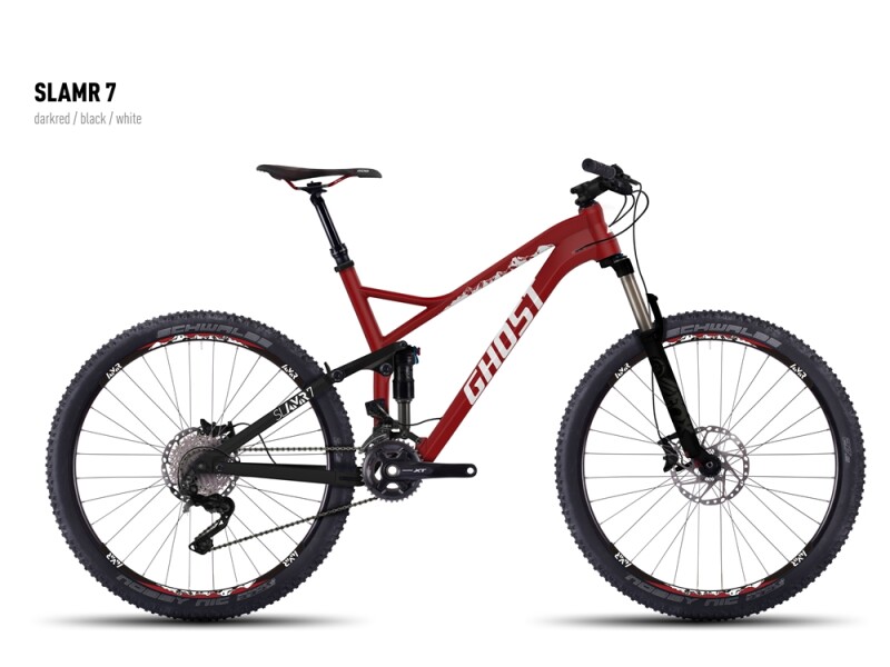 Ghost SLAMR 7 darkred/black/white