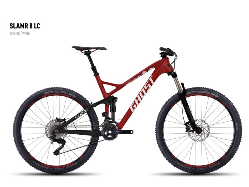 Ghost SLAMR 8 LC darkred/white