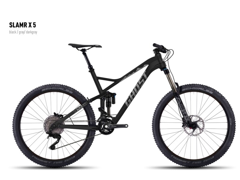 Ghost SLAMR X 5 black/gray/darkgray