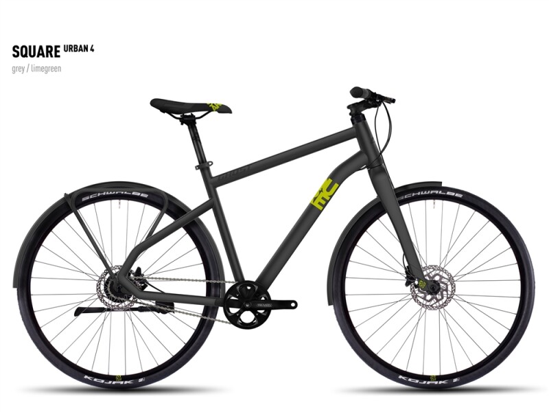 Ghost Square Urban 4 gray/limegreen