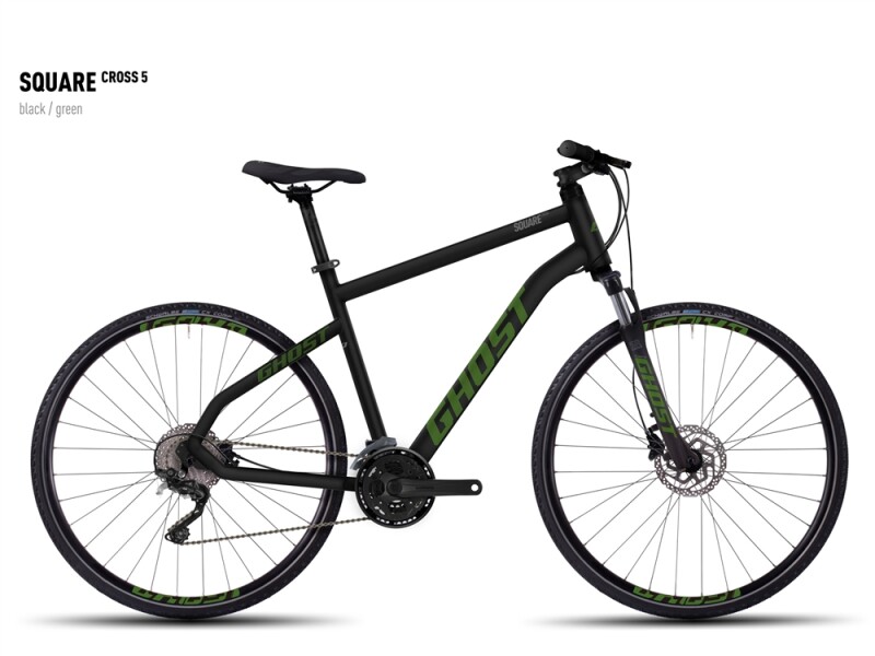 Ghost Square Cross 5 black/green