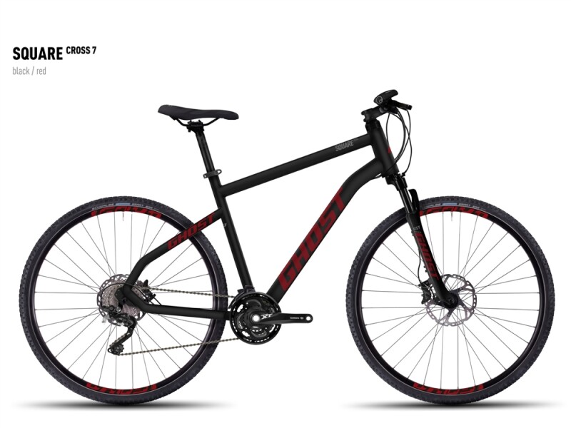 Ghost Square Cross 7 black/red