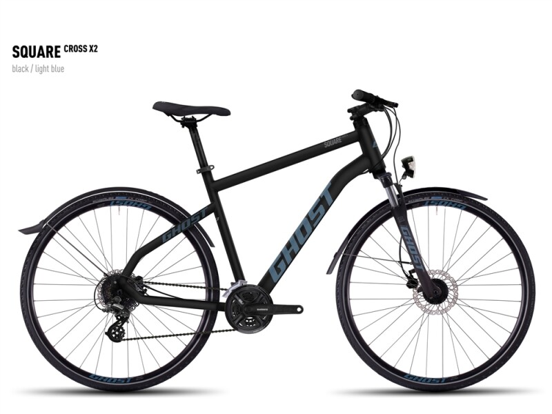 Ghost Square Cross X 2 black/lightblue