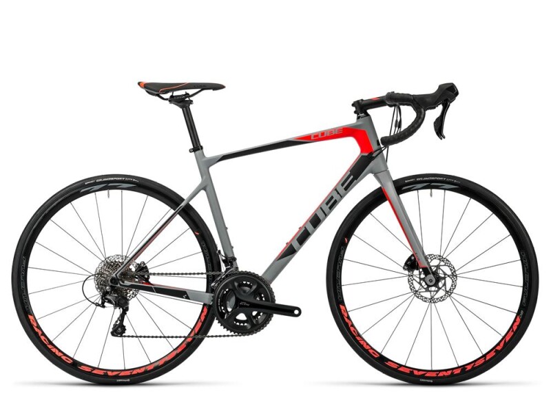Cube Attain GTC Pro Disc grey´n´flashred