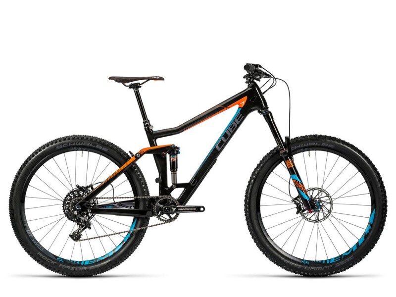 Cube Stereo 160 C:62 SL 27.5 carbon´n´flashorange