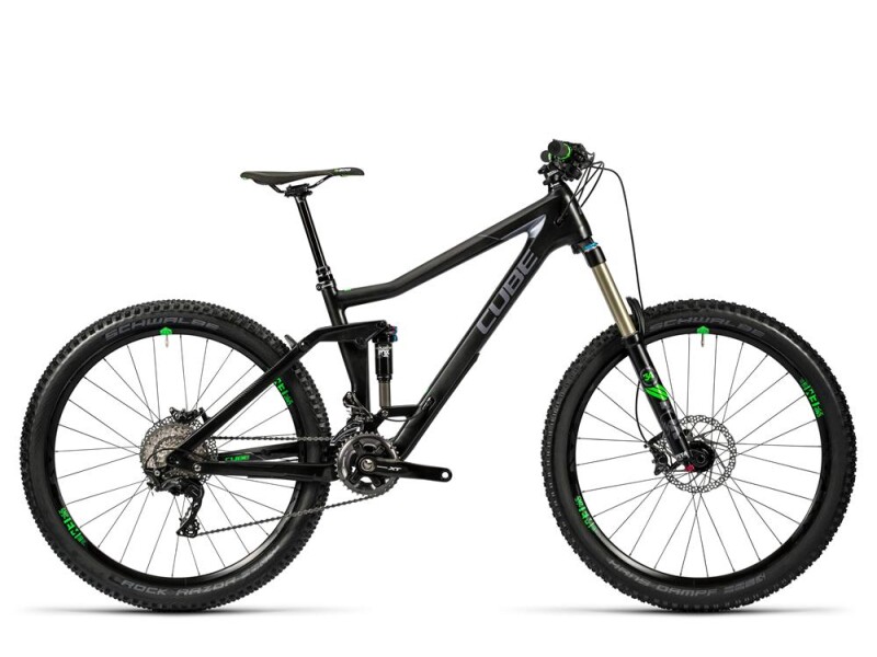 Cube Stereo 160 C:62 Race 27.5 carbon´n´green