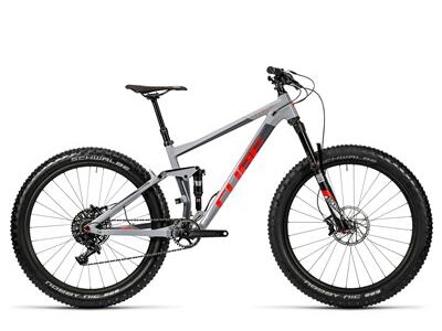 Cube Stereo 150 HPA Race 27.5+ grey´n´flashred