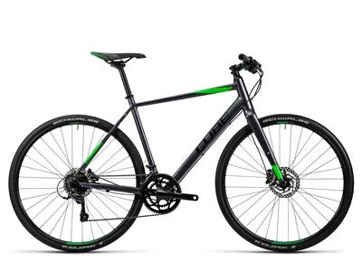 Cube SL Road Pro grey black flashgreen