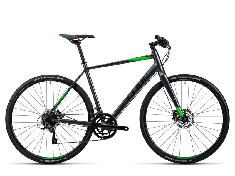 Cube SL Road Pro grey black flashgreen