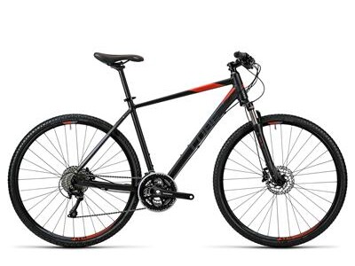 Cube Cross black grey flashred