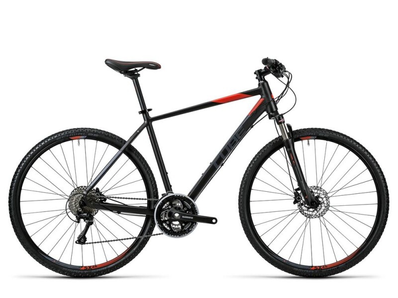 Cube Cross black grey flashred
