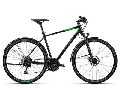 Cube Nature Allroad black flashgreen grey